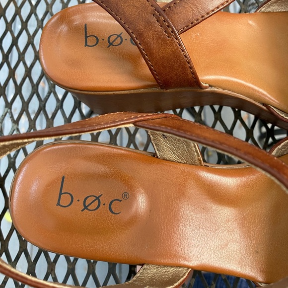 boc Brown Leather Mules - Picture 4 of 5